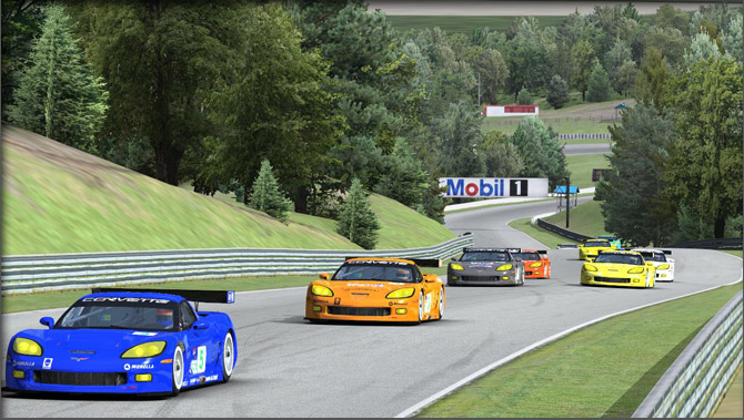 iRacing Chevrolet Corvette C6.R Race at Mosport